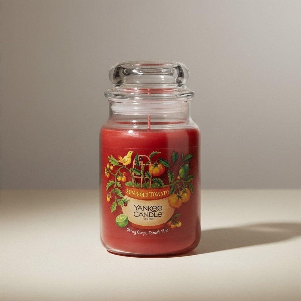 Yankee Candle Sun Gold Tomato Large Jar - 22 oz - Classic Collection - NWT